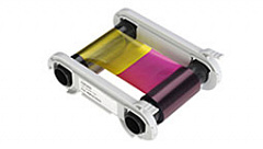 Полноцветная лента (YMCKO) на 500 оттисков с чистящим роликом; для принтера Advent SOLID 700 в Кирове